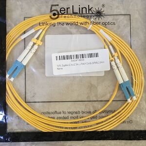 10ft. Duplex Fiber Optic Cord